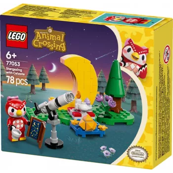 Konstrukciju rotaļlieta LEGO Animal Crossing Zvaigžņu vērošana ar Eifēmiju komplekts 77053
