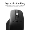pele Keychron M6 Right-hand Universal — Optical, RF Wireless + Bluetooth + USB-C, 30000 DPI, Melns