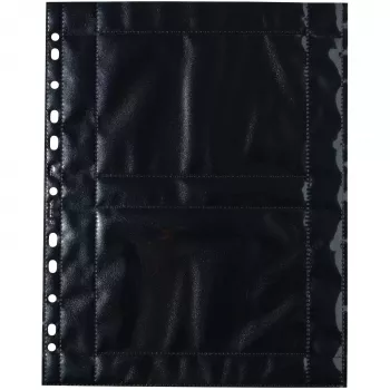 Foto kabatiņas HERMA Fotophan 10x15 cm ainavformāts melnas 10 gab.