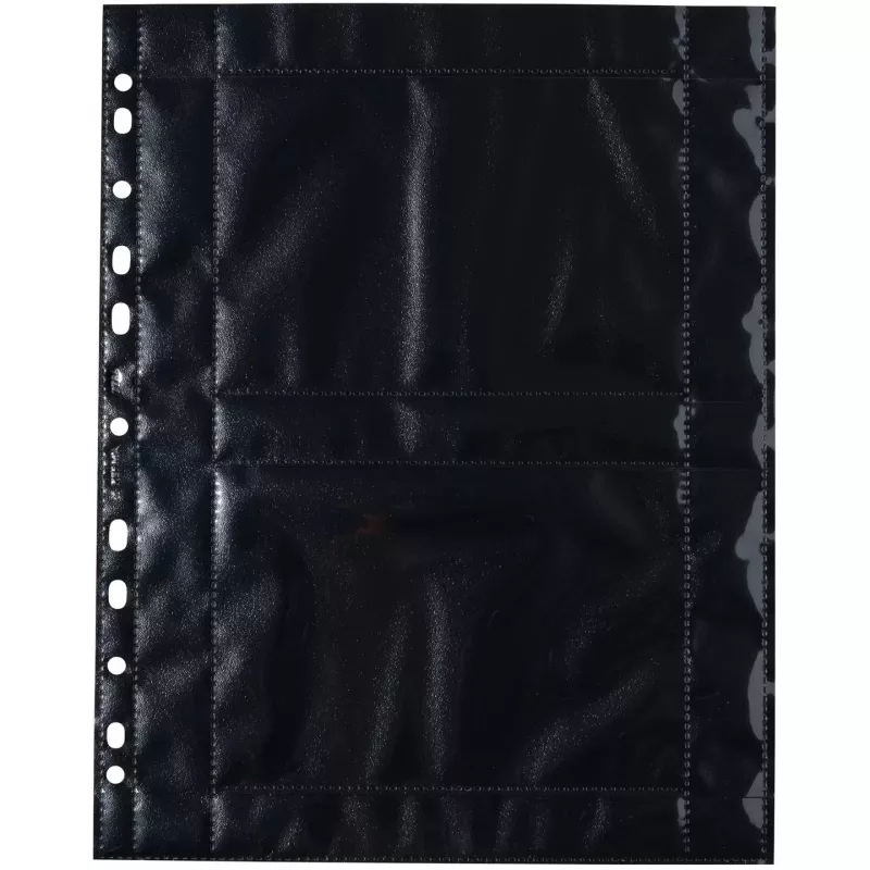 Foto kabatiņas HERMA Fotophan 10x15 cm ainavformāts melnas 10 gab.