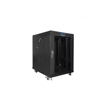 Brīvi stāvošs plaukts Lanberg FF01-8015-12BL 15U melns 800 kg