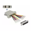 D-Sub 25 kontaktu spraudnis vīrišķais – 2 x RJ45 ligzda sievišķā DeLOCK 66833