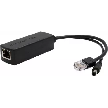 Ethernet PoE+ sadalītājs Exsys EX-60320 10/100Mbps 12V DC 2A