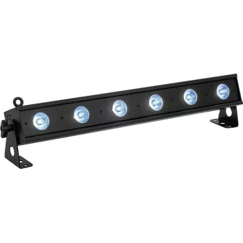 EUROLITE LED bar model LED BAR-6 QCL RGB+WW (MPN 51930389) — RGB un silti balta skatuves apgaismojuma josla