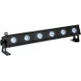 EUROLITE LED bar model LED BAR-6 QCL RGB+WW (MPN 51930389) — RGB un silti balta skatuves apgaismojuma josla