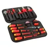 Riekstgriezes komplekts Wiha 43025 1/4 collas, 21 gab., ligzdas un piederumi