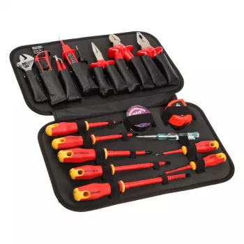 Riekstgriezes komplekts Wiha 43025 1/4 collas, 21 gab., ligzdas un piederumi
