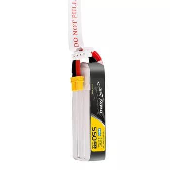Tattu 3s 550mAh 95C 11.4V HV Lipo akumulators ar XT30 spraudni, garā iepakojuma savienotājs