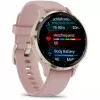 Garmin Venu 3S 3,05 cm (1,2) AMOLED 41 mm Digitāls 390 x 390 pikseļi Skārienekrāns Zelts, Rozā Wi-Fi GPS (satelīts)