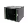 DIGITUS Professional Unique DN-19 09U-6/6-SW - skapis - tīkla skapis - piemērots montāžai pie sienas - melns, RAL 9005 - 9U - 48,3 cm (19) (DN-19 09U-6/6-SW)