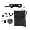 Mikrofons ar klipsi PULUZ 3.5mm Jack 6m