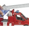 Ugunsdzēsēju mašīna BRUDER 02673 Sarkans Balts ABS sintētika 4 gadi
