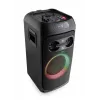 Party speaker JVC XS-EP514B — stereo portatīvais skaļrunis, 150 W RMS, Bluetooth 5.0, TWS, 4000 mAh baterija, karaoke, FM, melns