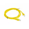 LPATCHCORD Cat.5E UTP 1.5M Dzeltens FLUKE PASSED LANBERG 10-PACK