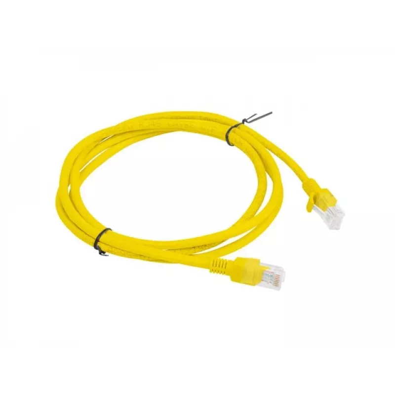 LPATCHCORD Cat.5E UTP 1.5M Dzeltens FLUKE PASSED LANBERG 10-PACK