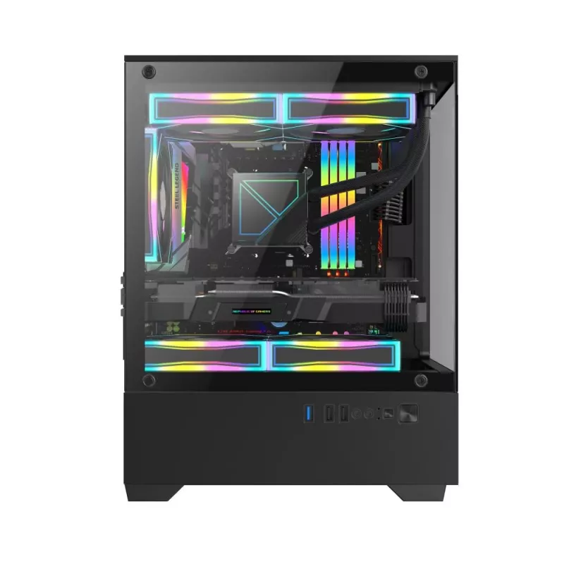 Korpuss | GOLDEN TIGER | micro ATX | Melns | Mini tornis | Raider SL-2 | RAIDERSL-2