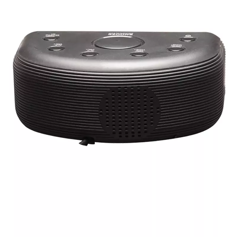 Clock Denver CR-430 analogā un digitālā FM radio LED displejs melns