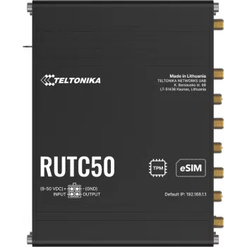 TELTONIKA NETWORKS RUTC50 V2 eSIM 5G/4G/LTE/3G WiFi 6 maršrutētājs