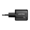 Unitek sienas lādētājs 2x GaN 45 W — 2× USB‑C PD 3.0 un QC ātrā uzlāde