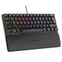 Mehāniskā tastatūra RAMPAGE PLOWER K60 ar Blue slēdžiem un RGB fona apgaismojumu