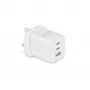 Dicota Barošanas bloks - kompakts, GaN - 65 W - 5 A - PD 3.0 - 3 izejas porti (2 x USB-C, USB)