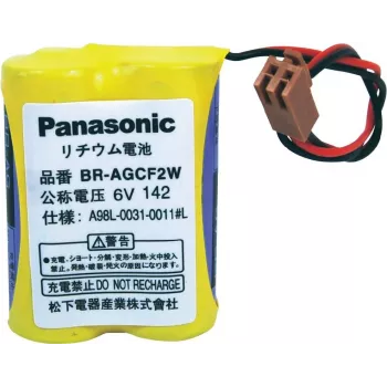 Baterija Panasonic BRAGCF2W litija 6V 1800mAh — uzlādējama/primārā elementa specifikācija