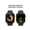 Viedpulkstenis Apple Watch Series 11 GPS + Cellular 46mm Slate Titanium korpuss Black Sport Band M/L