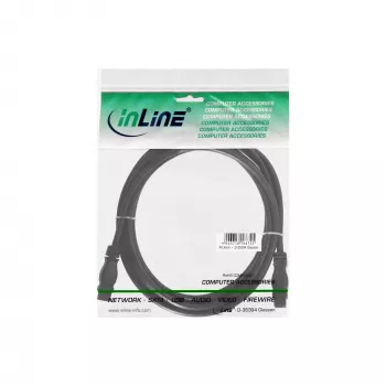 FireWire 800 kabelis InLine 39902 1.8 m vīr./vīr. melns