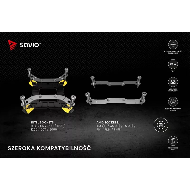 SAVIO VORTEX X2 CPU dzesētājs