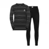 Odlo Set long ACTIVE WARM ECO SET bērnu apakšveļas komplekts, izmērs 164 cm, melns un pelēks