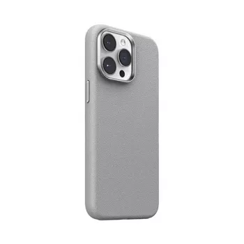Magnētiskais tālruņa maciņš Joyroom JR-BP007, paredzēts iPhone 15 Pro, MagSafe tipa stiprinājums, pelēks