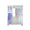 PC korpuss MODECOM Volcano Panorama Midi Tower balts — micro ATX, rūdīts stikls, ARGB, USB-C, atbalsta GPU 400 mm