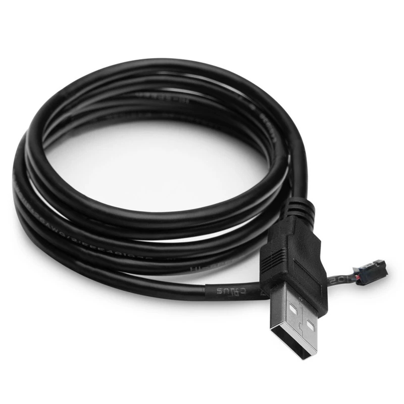 Kabelis EK Water Blocks Loop Connect melns 1 m