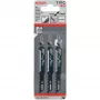 Bosch T 111 C finierzāģa asmens, augsta oglekļa satura tērauds (HCS), 3 gab.