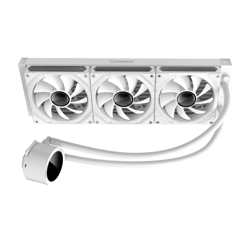 Gamemax | CPU Liquid cooler | ICEBURG 360 DIGITAL | balta