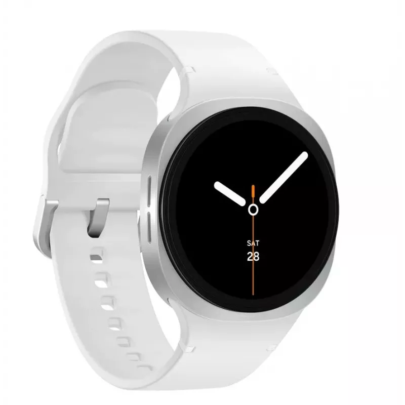 Samsung Galaxy Watch 8 3,3 cm (1,3 collas) AMOLED 40 mm Digitāls 438 x 438 pikseļi Skārienekrāns Sudrabs Wi-Fi GPS (satelīts)