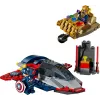 Konstruktoru komplekts LEGO Marvel Super Heroes Captain America Thanos 76319 — 107 detaļas, 2 minifigūras, vecums 4+