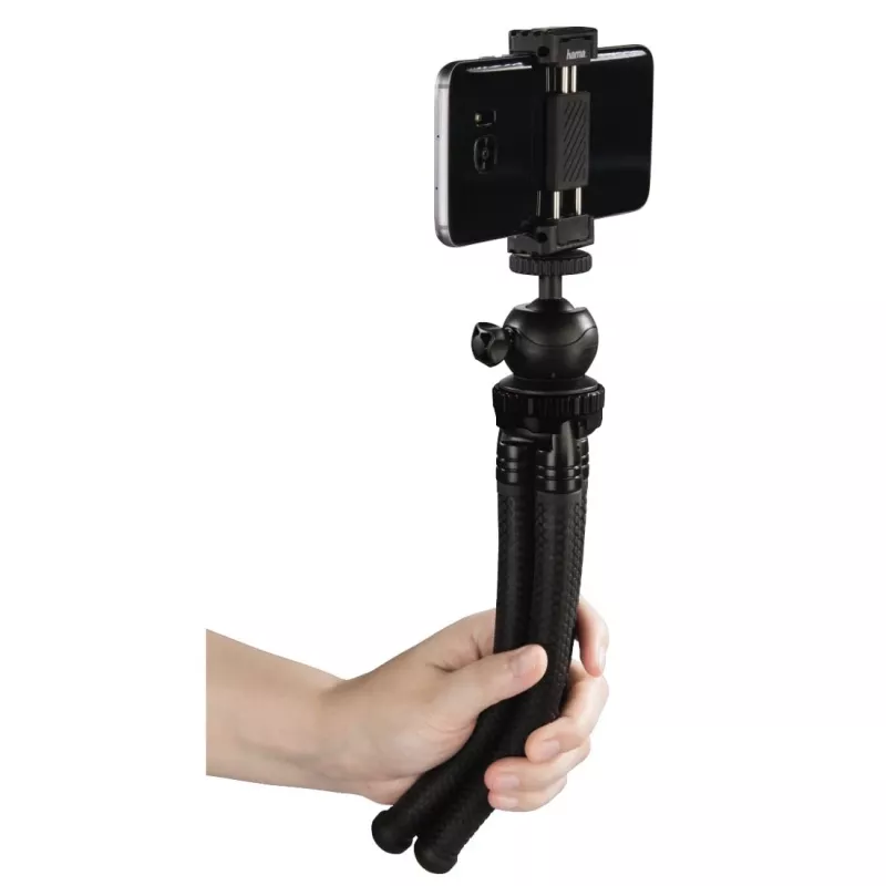 Hama FlexPro statīvs viedtālruņiem / darbības kamerām 3 kājas melns
