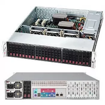 Supermicro SC216 BAC-R920LPB - Plaukts - montējams plauktā - 2U - uzlabots, paplašināts ATX - SATA/SAS - karstās nomaiņas 920 W - melns