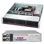Supermicro SC216 BAC-R920LPB - Plaukts - montējams plauktā - 2U - uzlabots, paplašināts ATX - SATA/SAS - karstās nomaiņas 920 W - melns