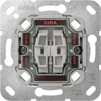 gira svirslēdža ieliktnis 311500 — Wipp‑Kontroll sērija, vadības/indikācijas ieliktnis