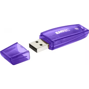 USB zibatmiņa 8GB EMTEC C410 (Melna) USB 2.0 (ECMMD8GC410)