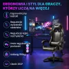 Extralink Gaming | Spēļu krēsls | biroja, grozāms, kausa, melns, G-524