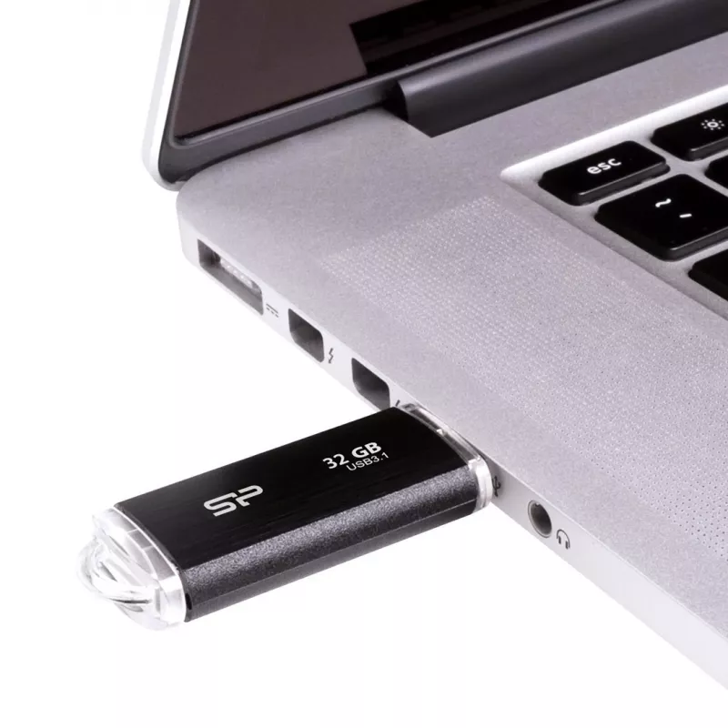 Silicon Power Blaze B02 USB zibatmiņa 32 GB USB Type-A 3.2 Gen 1 (3.1 Gen 1) Melna