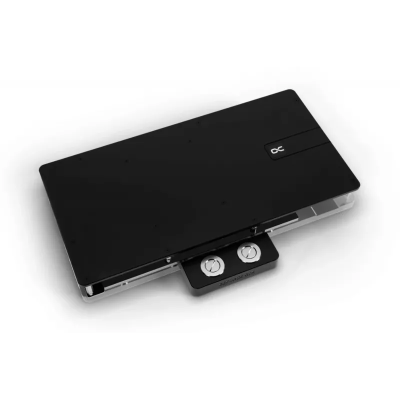 Backplate Alphacool 10270 Acrylic Aluminium Chrome Copper Nylon Melns Transparent