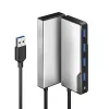 USB centrmezgls ALOGIC Fusion SWIFT 4-in-1 USB 3.2 Gen 1 Type-A