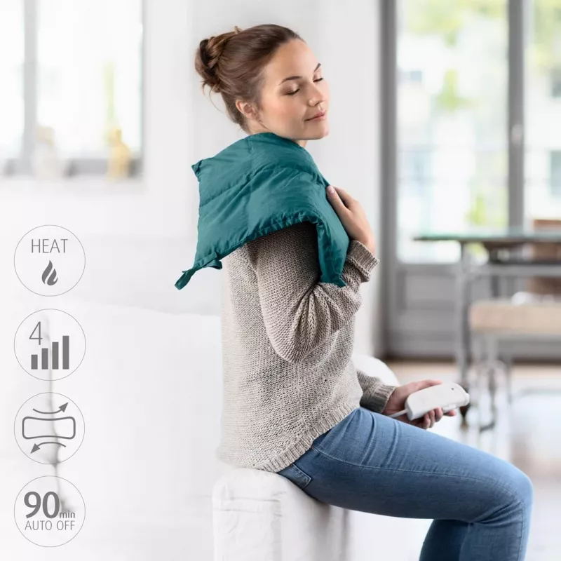 Medisana HS 200 ķiršu kauliņu 3-in-1 sildīšanas spilvens, zils