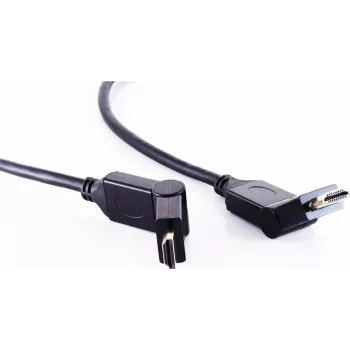 Monitora kabelis ShiverPeaks HDMI Type A uz HDMI Type A taisnleņķa 1.5 m