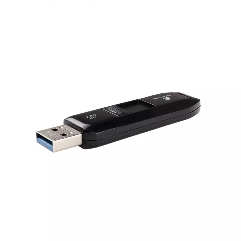 USB zibatmiņa PATRIOT Xporter 128 GB USB Type-A 3.2 Gen 1 (80 MB/s) slīdošā melna