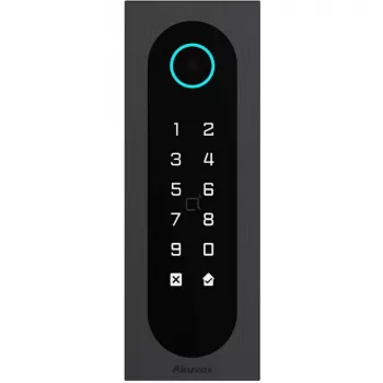 Durvju piekļuves kontroles komplekts Akuvox A08S pie sienas montējama tastatūra ar RFID un Bluetooth
